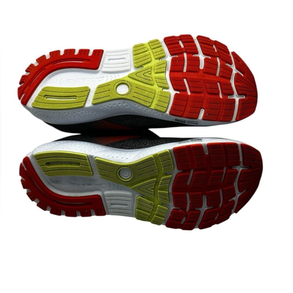 Brooks Ghost 16 Men’s Running Shoes US 11.5 D Black Orange Green Neutral - Picture 8 of 9